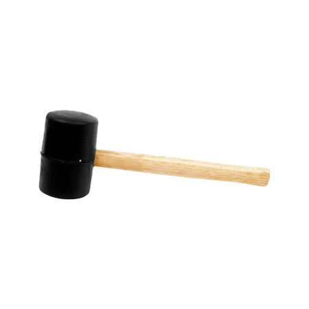 PERFORMANCE TOOL 32 oz Wood Handle Rubber Mallet 1466